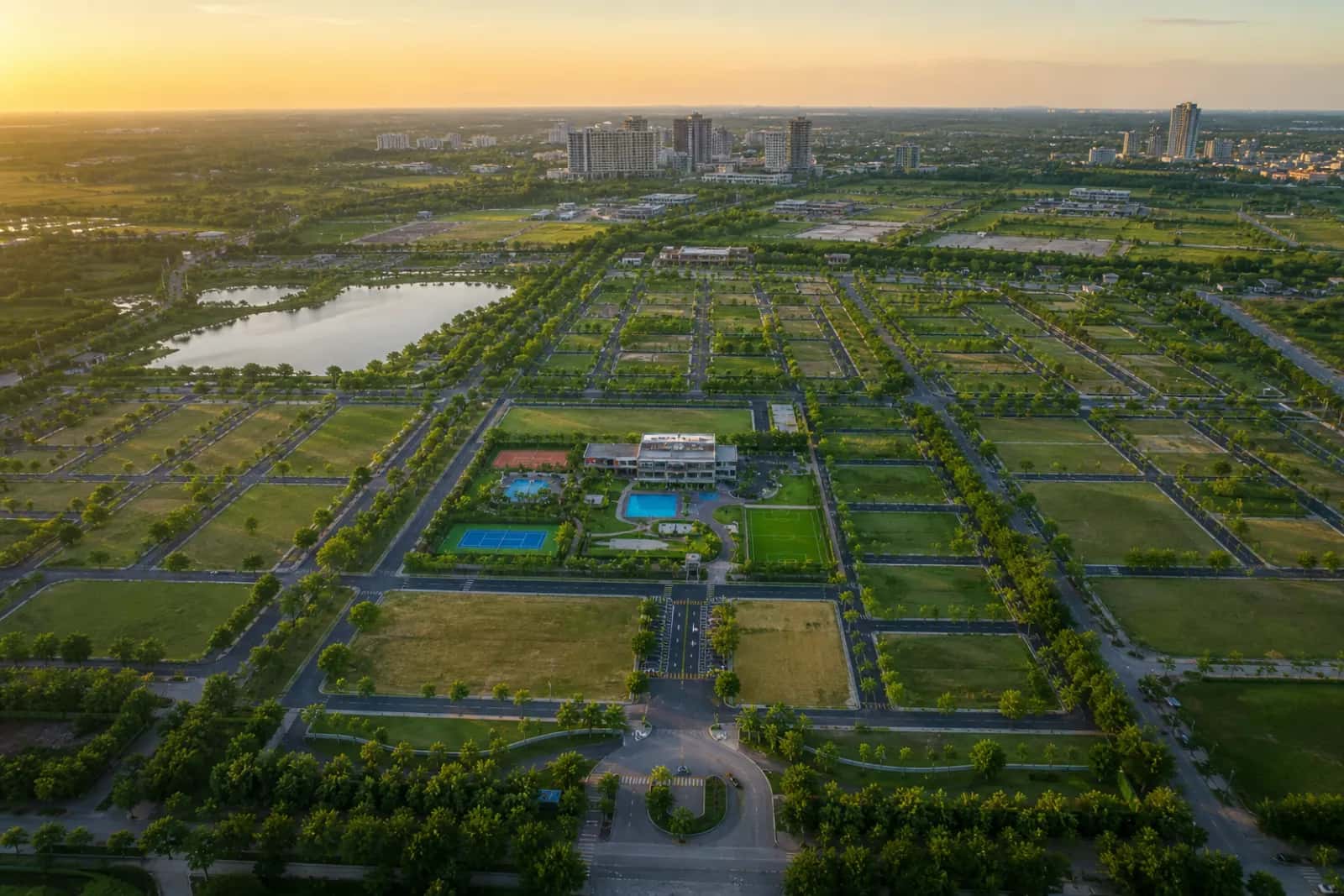 Aerial view of Swapnabhumi integrated township — 500+ acres in New Town, Kolkata
